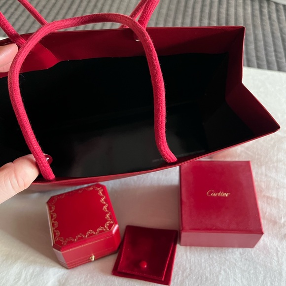 HP 🔥Cartier ring box, ring dust bag, outer box and bag! - Picture 2 of 8